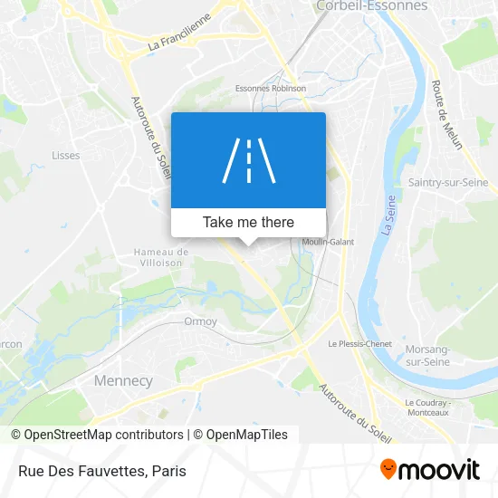 Rue Des Fauvettes map