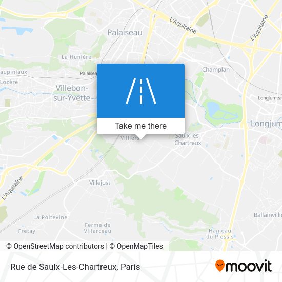 Rue de Saulx-Les-Chartreux map