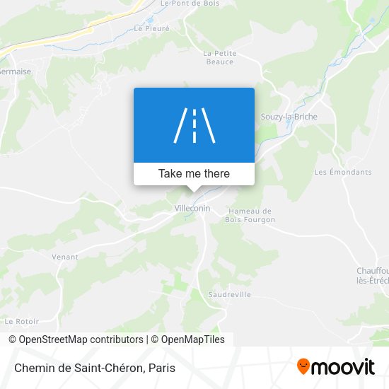 Chemin de Saint-Chéron map