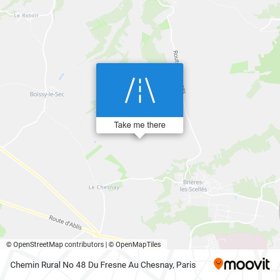 Chemin Rural No 48 Du Fresne Au Chesnay map