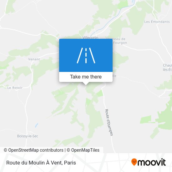 Route du Moulin À Vent map