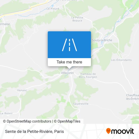 Sente de la Petite-Rivière map