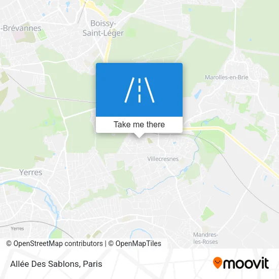 Allée Des Sablons map