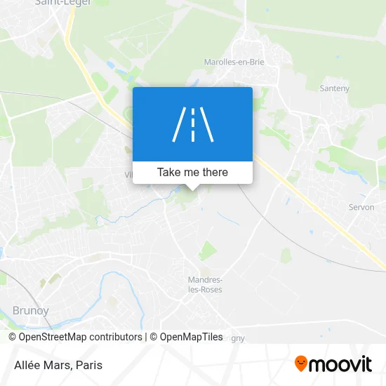 Allée Mars map