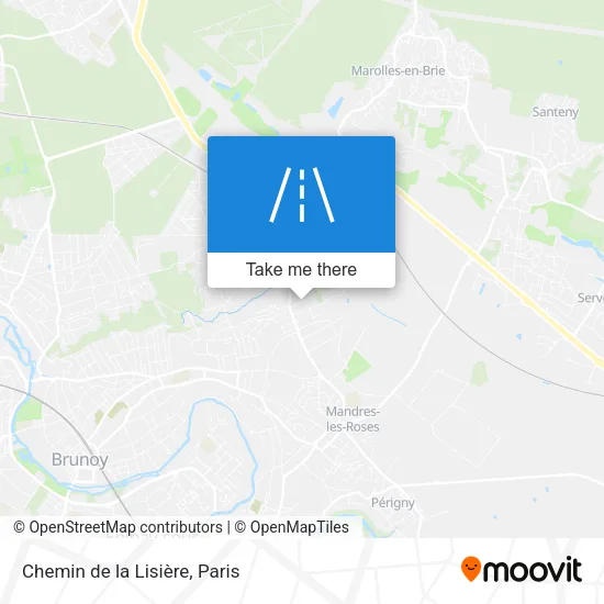 Chemin de la Lisière map