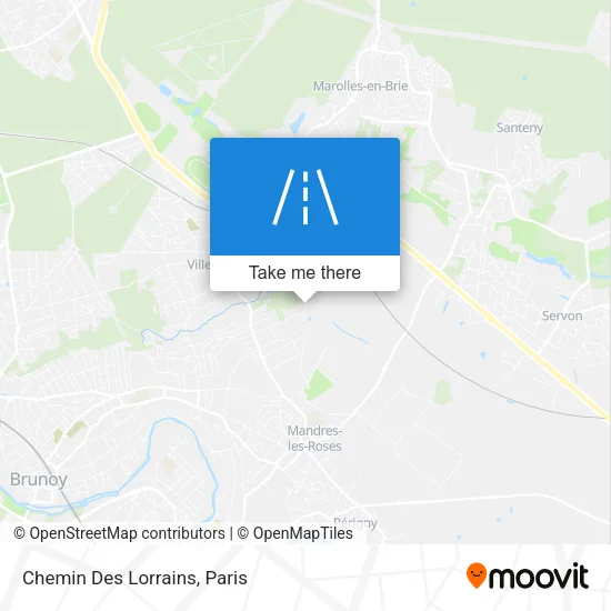 Chemin Des Lorrains map