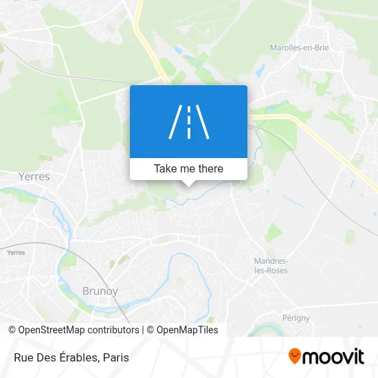 Rue Des Érables map