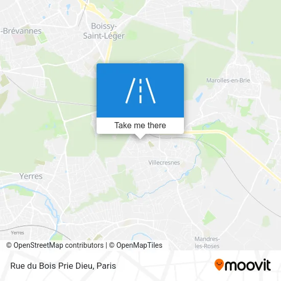 Rue du Bois Prie Dieu map