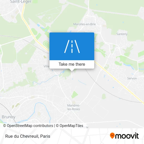 Rue du Chevreuil map