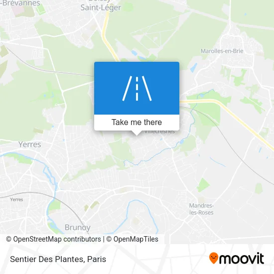 Sentier Des Plantes map