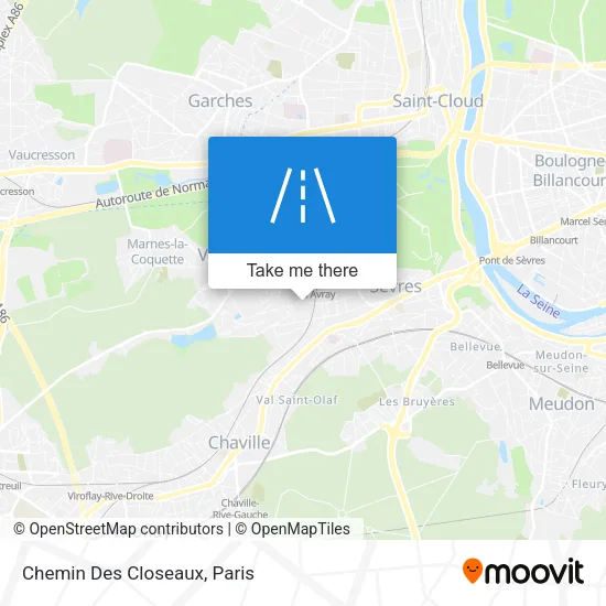 Chemin Des Closeaux map