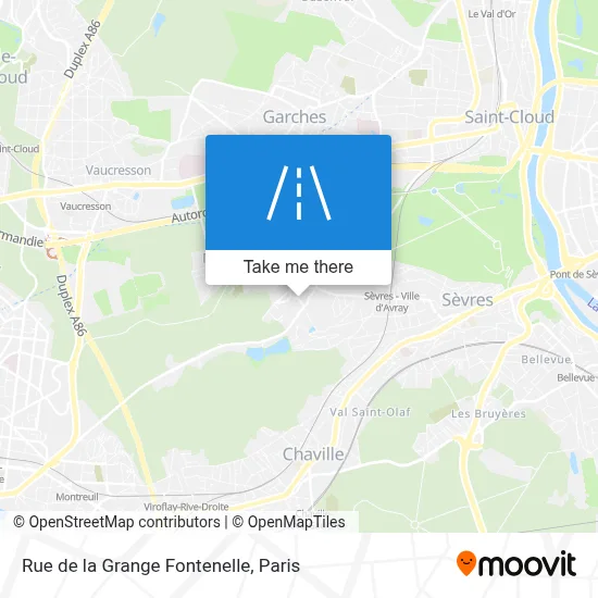 Rue de la Grange Fontenelle map