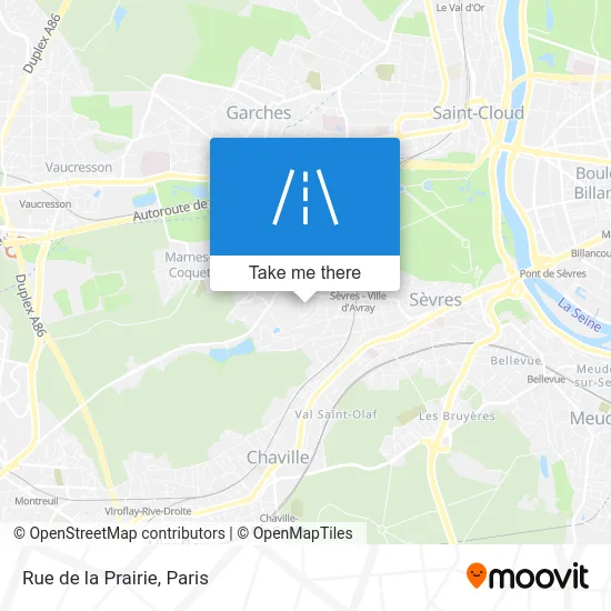 Rue de la Prairie map