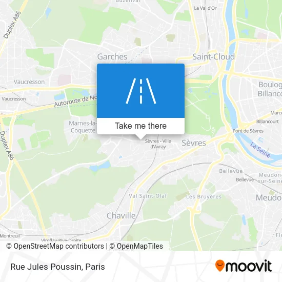 Rue Jules Poussin map