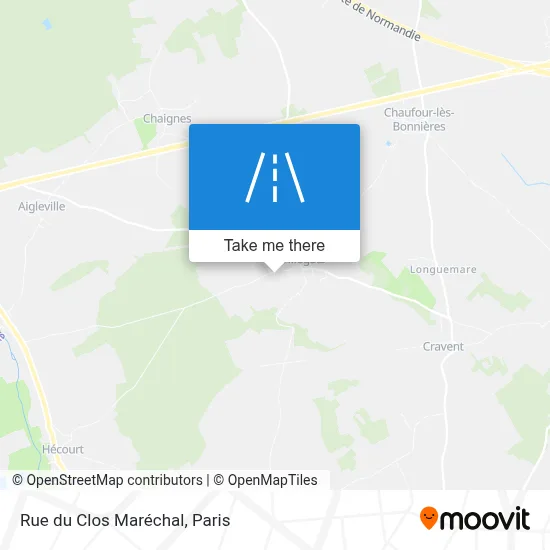 Rue Du Clos Maréchal map