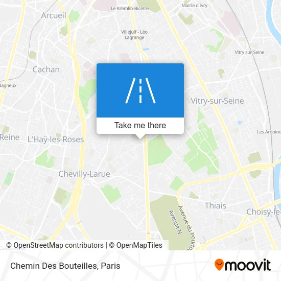 Chemin Des Bouteilles map