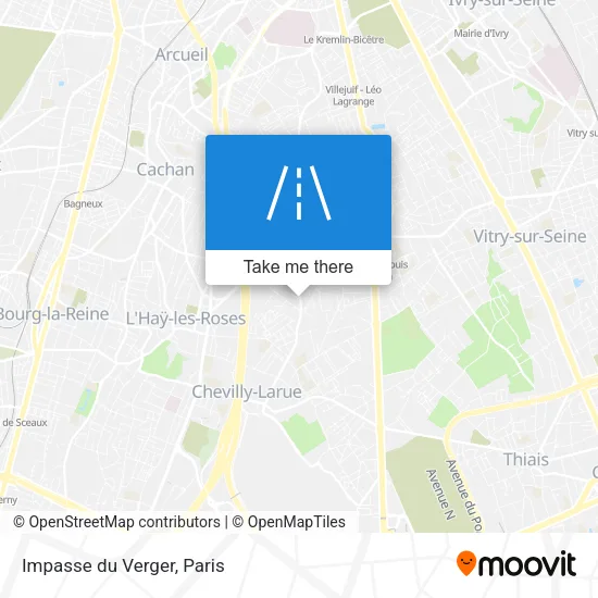Impasse du Verger map