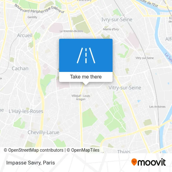 Impasse Savry map