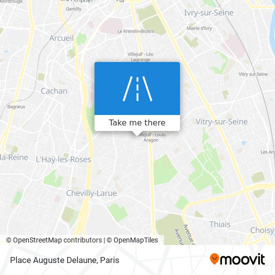 Mapa Place Auguste Delaune