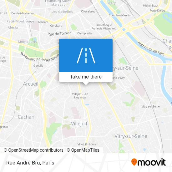 Rue André Bru map