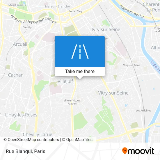 Rue Blanqui map