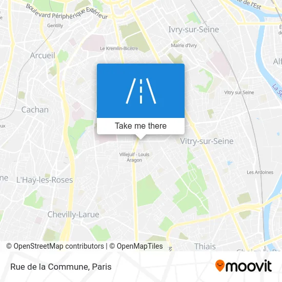 Rue de la Commune map