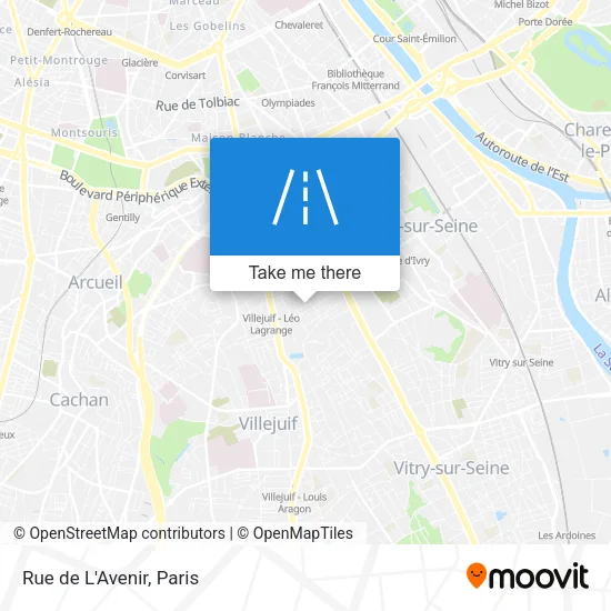 Rue de L'Avenir map