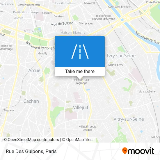 Rue Des Guipons map