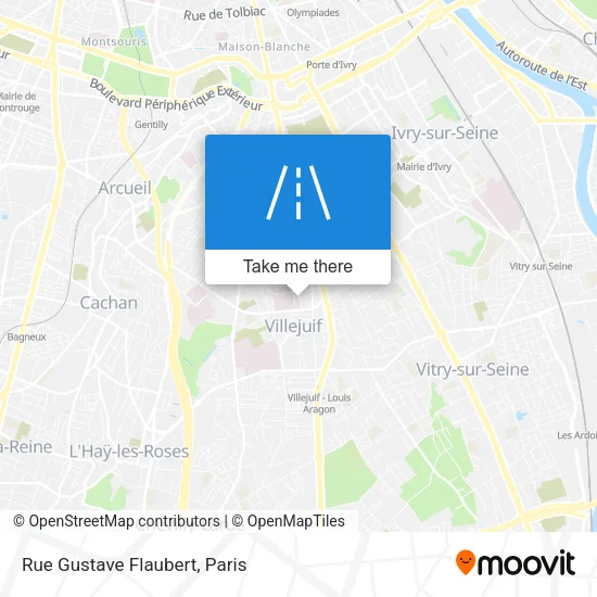 Rue Gustave Flaubert map