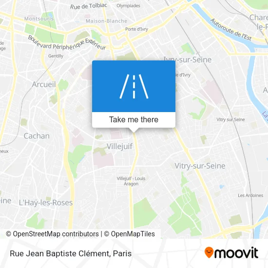 Rue Jean Baptiste Clément map