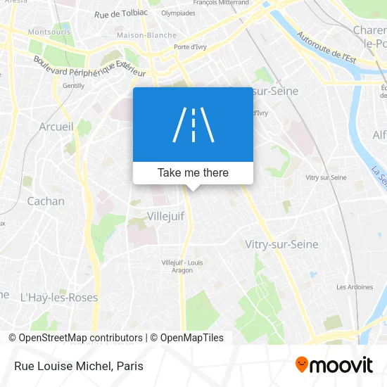 Rue Louise Michel map