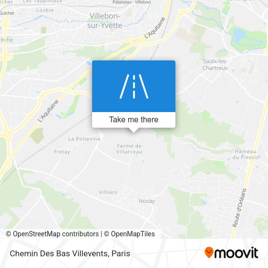 Chemin Des Bas Villevents map