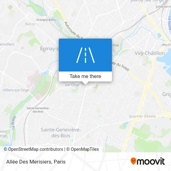 Allée Des Merisiers map