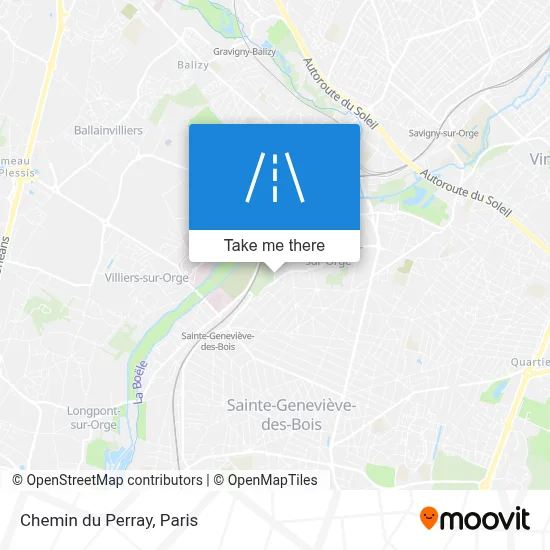 Chemin du Perray map