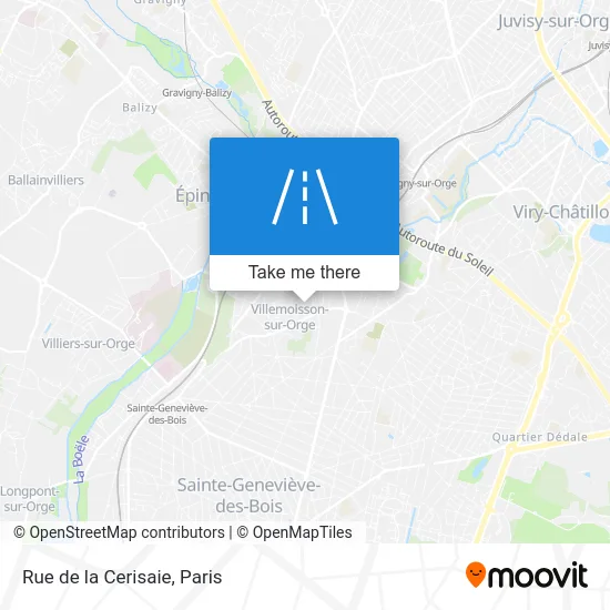 Rue de la Cerisaie map