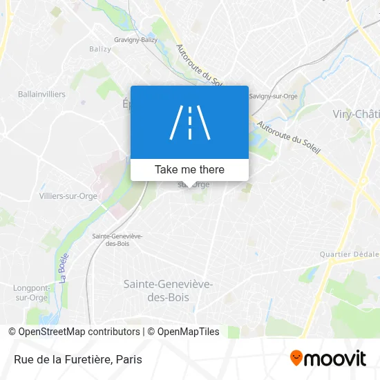 Rue de la Furetière map