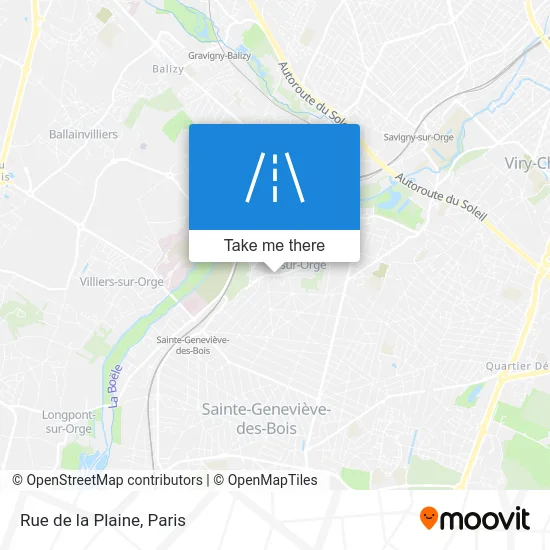 Rue de la Plaine map