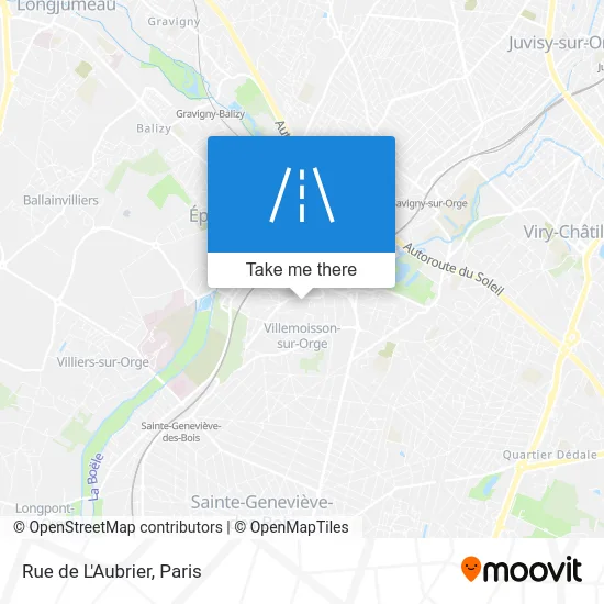 Rue de L'Aubrier map