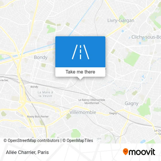 Allée Charrier map