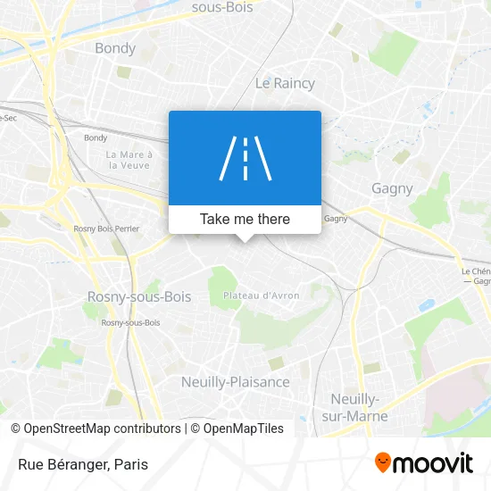 Rue Béranger map