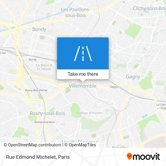 Rue Edmond Michelet map