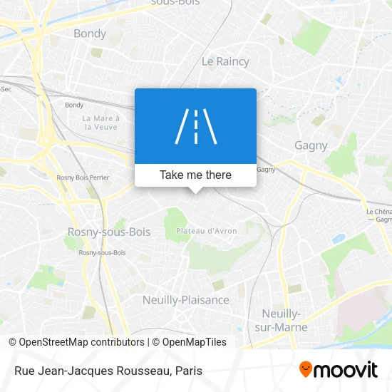 Rue Jean-Jacques Rousseau map