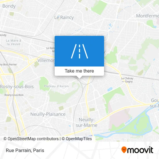 Rue Parrain map