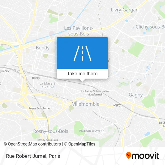 Rue Robert Jumel map