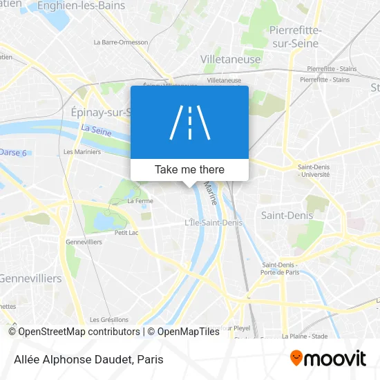 Allée Alphonse Daudet map