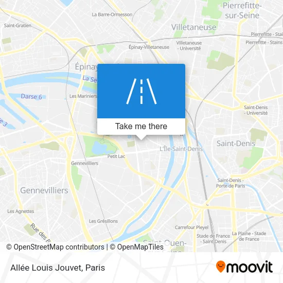 Allée Louis Jouvet map