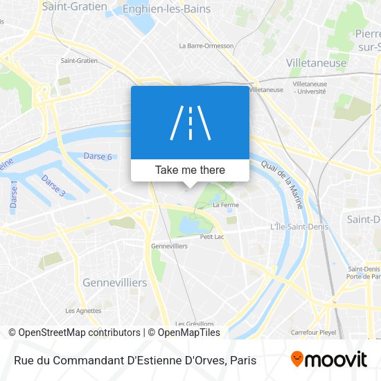 Rue du Commandant D'Estienne D'Orves map