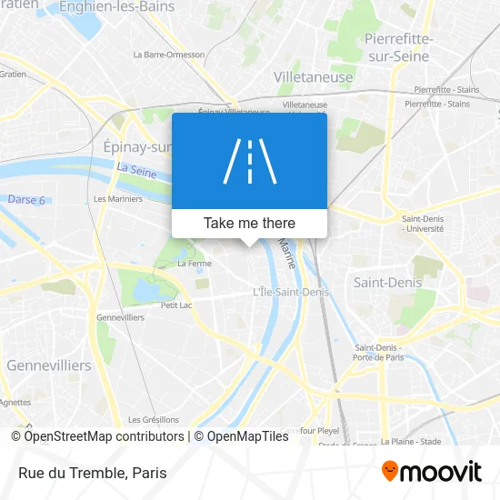 Mapa Rue du Tremble