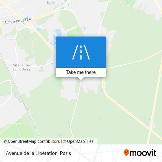 Avenue de la Libération map