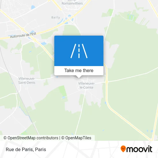 Rue de Paris map